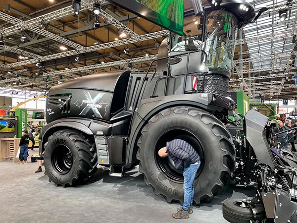 Krone, კომბაინი, მულჩირება