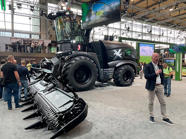 Krone, კომბაინი, მულჩირება