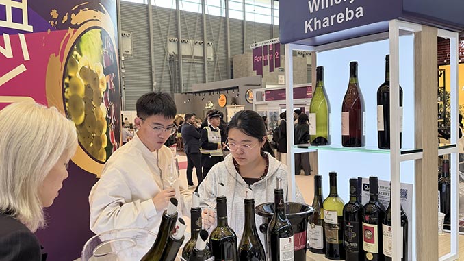 შანხაი, საქართველო, ღვინო