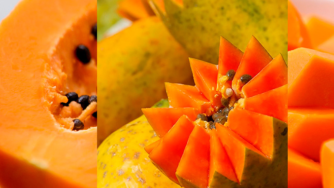 ეგზოტიკური, ხილი, პაპაია