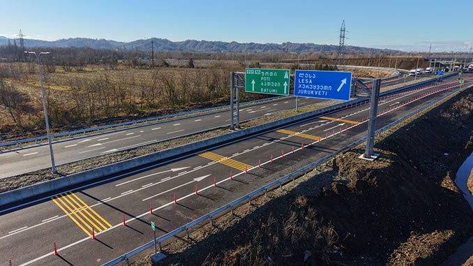 სამტრედია, გრიგოლეთი, მაგისტრალი