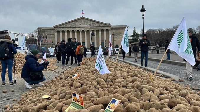 პროტესტი, ფერმერები, საფრანგეთი