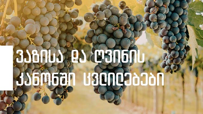 ვაზის, ღვინის, კანონი