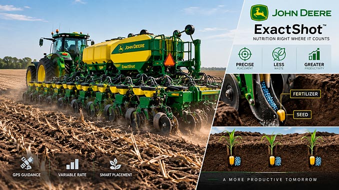 John, Deere, ExactShot